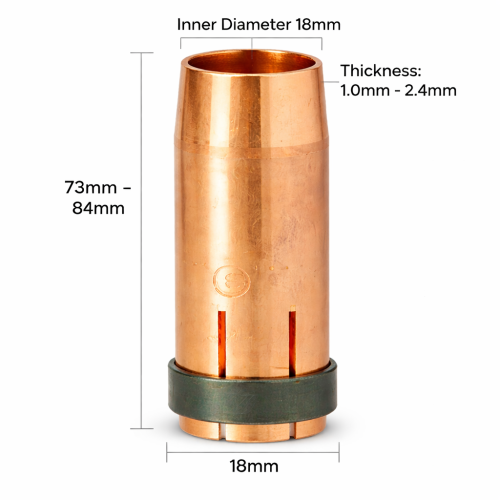 501D MIG NOZZLE COPPER
